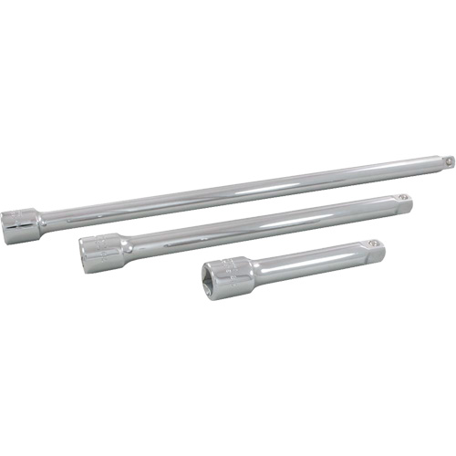 Jeu de rallonges pour douilles, Prise de 1/2", Fini Chrome, 3 Mcx Air Extreme Inc.