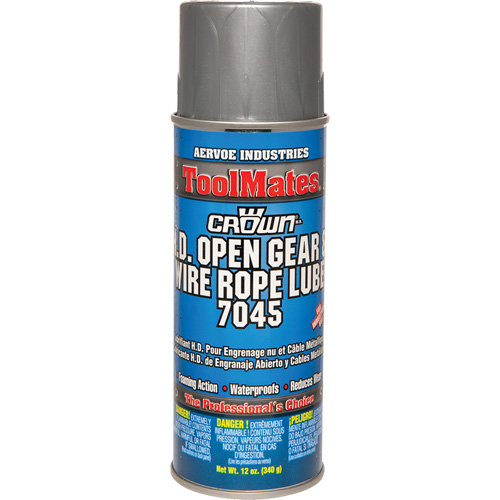Open Gear & Wire Rope Lubricant, Aerosol Can Air Extreme Inc.