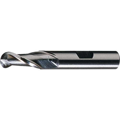 CLEVELAND Centre Cutting Ball Nose Single End Finishers, 3/4" Dia., 2 Flutes, High Speed Steel Air Extreme Inc.