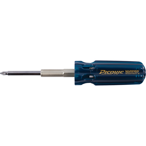 The Mariner Multibit Screwdriver, 6" L, Plastic Handle Air Extreme Inc.