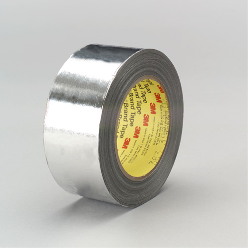 High-Temperature Aluminum Foil/Glass Cloth Tape, 12 mm (1/2") W x 33 m (108') L Air Extreme Inc.