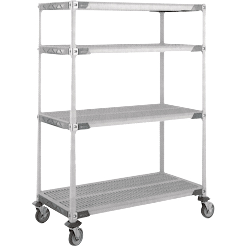 MetroMax i&reg; Stem Caster Cart, 4 Tiers, 24" x 69" x 36", 900 lbs. Capacity Air Extreme Inc.