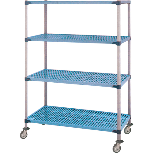 Shelving Unit, 4 Tiers, 36" W x 68" H x 18" D Air Extreme Inc.