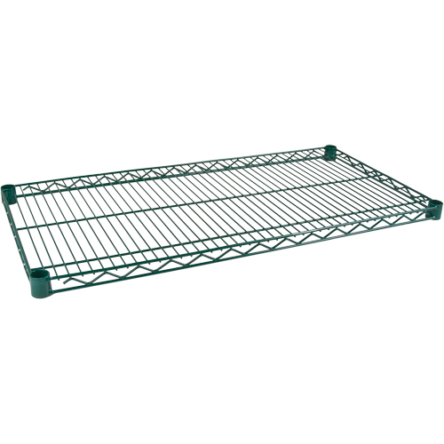Tablette pour &eacute;tag&egrave;re en treillis au fini d'&eacute;poxyde vert, 72" la x 14" p, 600 lb Capacit&eacute; Air Extreme Inc.