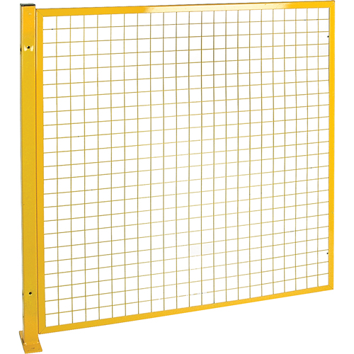 Mesh Style Perimeter Guard, 4' H x 4' W, Yellow Air Extreme Inc.