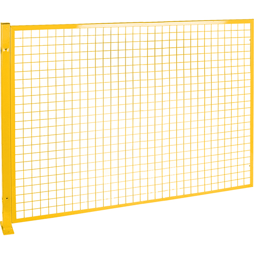 Mesh Style Perimeter Guard, 4' H x 8' W, Yellow Air Extreme Inc.