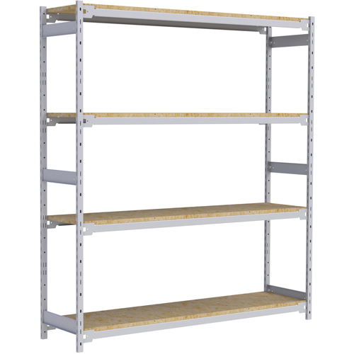 &eacute;tag&egrave;re-classeur de grande largeur, Acier, 4 Tablettes, 72" la x 18" p x 84" h Air Extreme Inc.