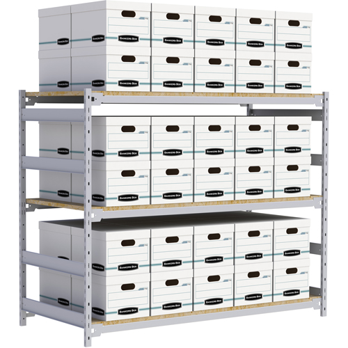 &eacute;tag&egrave;re-classeur de grande largeur, Acier, 3 Tablettes, 72" la x 32" p x 60" h Air Extreme Inc.