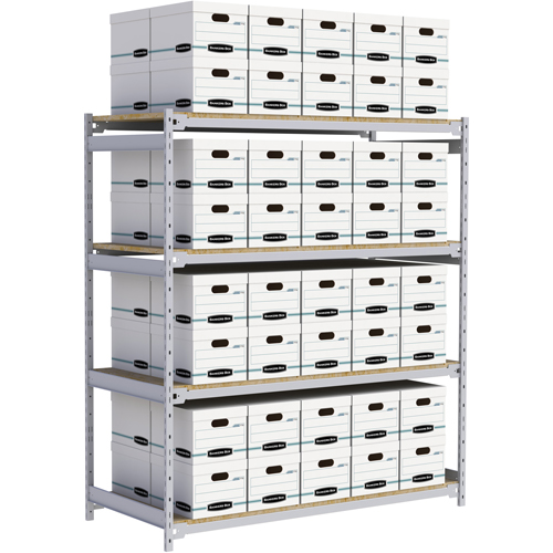 &eacute;tag&egrave;re-classeur de grande largeur, Acier, 4 Tablettes, 72" la x 32" p x 84" h Air Extreme Inc.