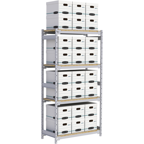 &eacute;tag&egrave;re-classeur de grande largeur, Acier, 4 Tablettes, 42" la x 18" p x 84" h Air Extreme Inc.