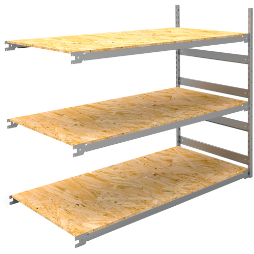 Wide Span Record Storage Shelving, Steel, 3 Shelves, 72" W x 32" D x 60" H, Add-On Kit Air Extreme Inc.