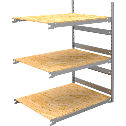 &eacute;tag&egrave;re-classeur de grande largeur, Acier, 3 Tablettes, 42" la x 32" p x 60" h, Ensemble Ajout Air Extreme Inc.