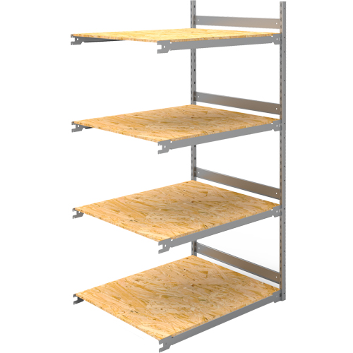 &eacute;tag&egrave;re-classeur de grande largeur, Acier, 4 Tablettes, 42" la x 32" p x 84" h, Ensemble Ajout Air Extreme Inc.