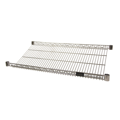 Wire Slanted Shelf, 18" W x 36" D, 400 lbs. Capacity Air Extreme Inc.
