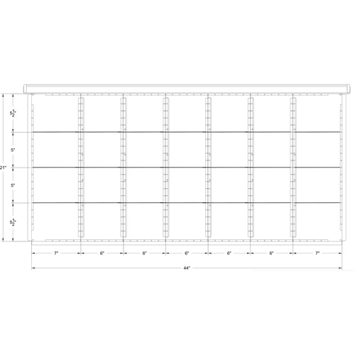 Cabinet d'entreposage &agrave; tiroirs int&eacute;gr&eacute; Interlok Air Extreme Inc.