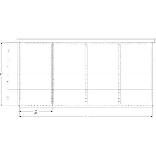 Cabinet d'entreposage &agrave; tiroirs int&eacute;gr&eacute; Interlok Air Extreme Inc.