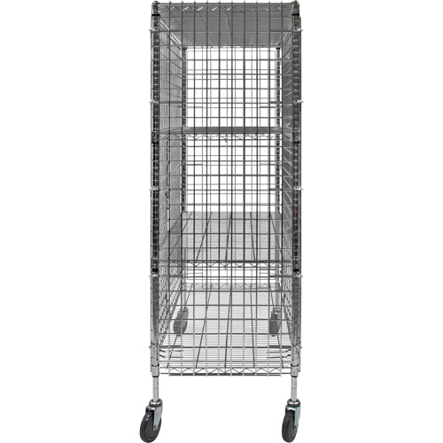 Security Cart, Chrome Plated, 48" x 69" x 24", 500 lbs. Capacity Air Extreme Inc.