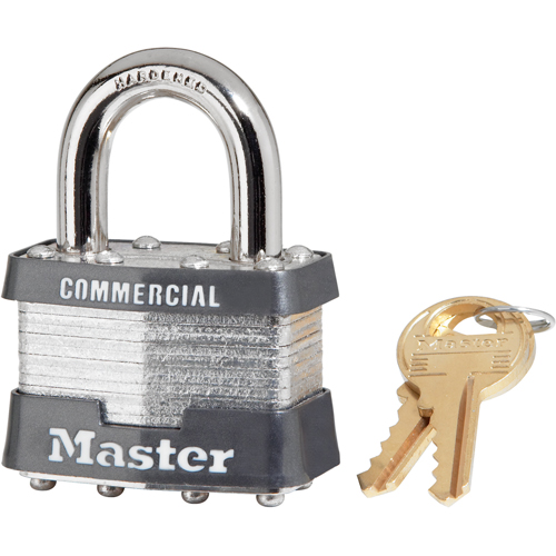 Cadenas commercial, Argent, Cl&eacute;s diff&eacute;rentes, Acier lamin&eacute;, Largeur de 1-9/16" Air Extreme Inc.