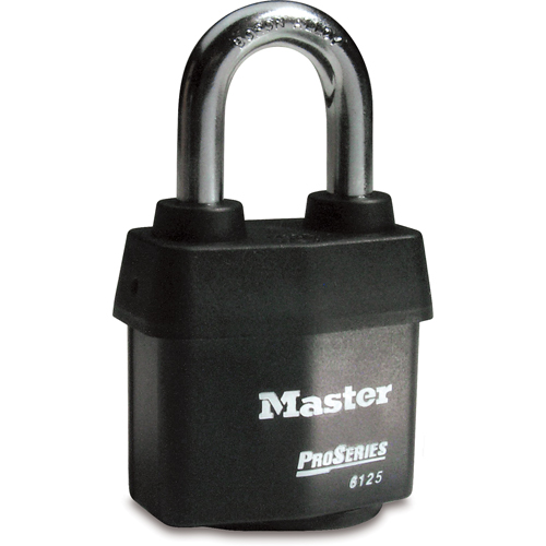 ProSeries&reg; Weather Tough&reg; Padlock, Black, Keyed Different, Laminated Steel, 2-3/8" Width Air Extreme Inc.