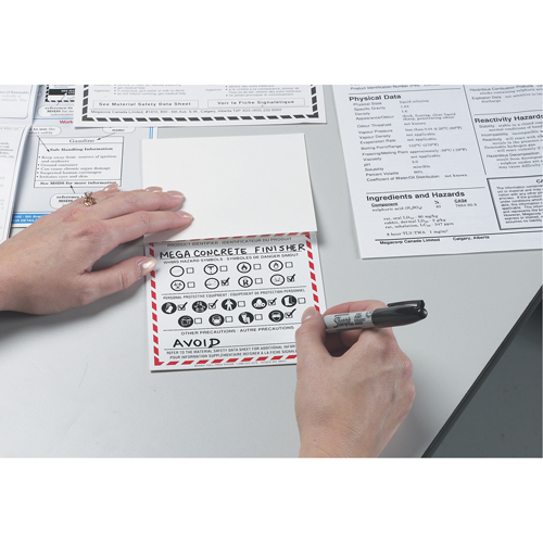 &eacute;tiquettes SIMDUT fabriqu&eacute;es sur place, Vinyle, Feuille, 5" lo x 5" la Air Extreme Inc.