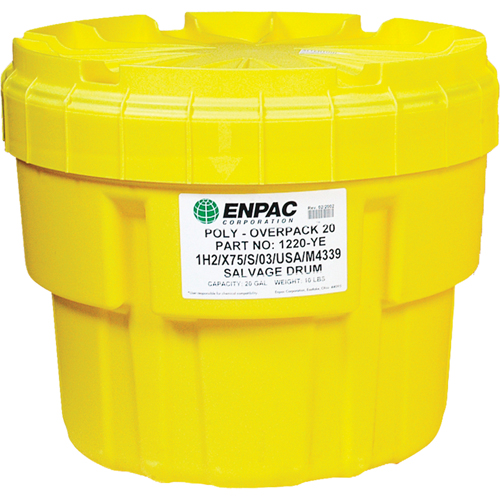 Barils de r&eacute;cup&eacute;ration Poly-Overpack 20, 20 gal. US, Stationnaire Air Extreme Inc.