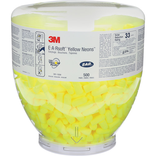E-A-Rsoft Yellow Neons Earplugs, Bulk - Canister, Large Air Extreme Inc.