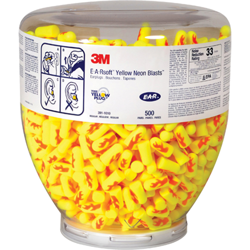 E-A-Rsoft Yellow Neons Earplugs, Bulk - Canister Air Extreme Inc.