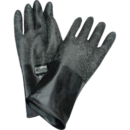 Chemical Resistant Gloves, Size Medium/8, 14" L, Butyl Rubber, 32-mil Air Extreme Inc.
