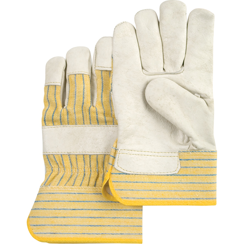 Standard-Duty Dry-Palm Fitters Gloves, Large, Grain Cowhide Palm, Cotton Inner Lining Air Extreme Inc.