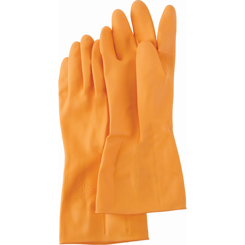 Orange Supaweight Gloves, Size Small/7, 13" L, Rubber Latex, Flock-Lined Inner Lining, 30-mil Air Extreme Inc.