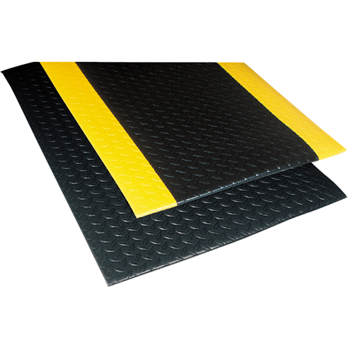No. 419 Sof-Tred with Dyna-Shield Mats, Diamond, 4' x 60' x 1/2", Black/Yellow, PVC Air Extreme Inc.