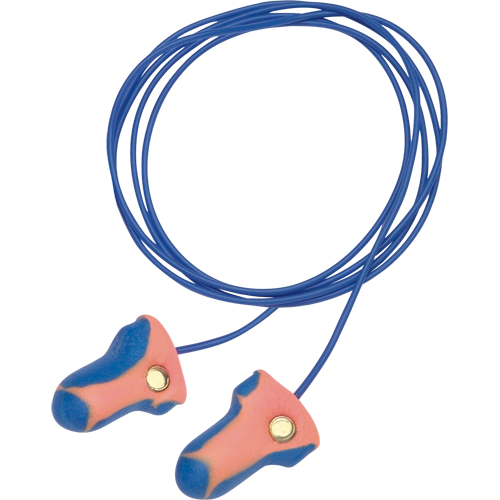 Bouchons d'oreilles d&eacute;tectables jetables Laser-Trak de Howard Leight, Paire - Sac en poly, Avec cordon Air Extreme Inc.
