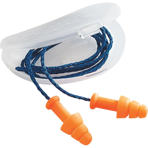 Bouchons d'oreilles SmartFit de Howard Leight, Avec cordon, Vrac - Sac en poly, 25 dB NRR, Taille unique Air Extreme Inc.