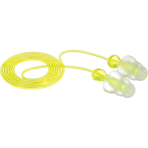 Bouchons d'oreilles r&eacute;utilisables &agrave; trois brides E-A-R, Avec cordon, Vrac - Sac en poly, 26 dB NRR, Taille unique Air Extreme Inc.