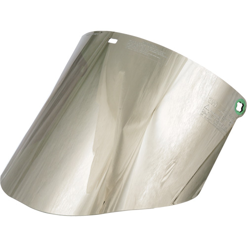 Molded Faceshield Window, Polycarbonate, Green Tint Air Extreme Inc.