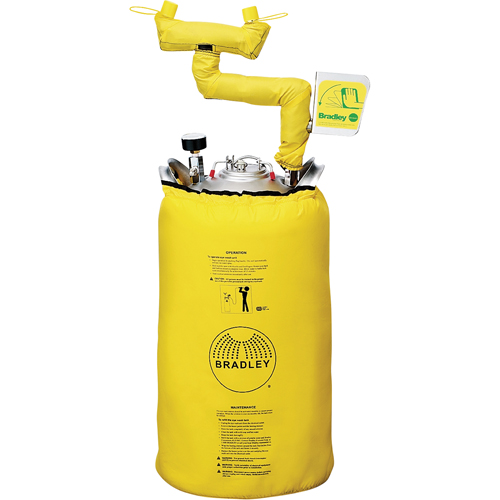 Portable Eyewash Station With Heater Jacket, Pressurized, 15 gal. Capacity, Meets ANSI Z358.1 Air Extreme Inc.