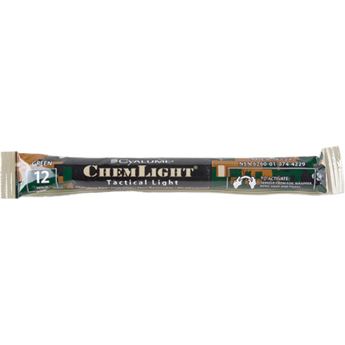 6" Cyalume&reg; Lightsticks, Green, 12 hrs. Duration Air Extreme Inc.