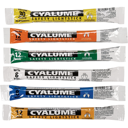 6" Cyalume&reg; Lightsticks, Green, 12 hrs. Duration Air Extreme Inc.