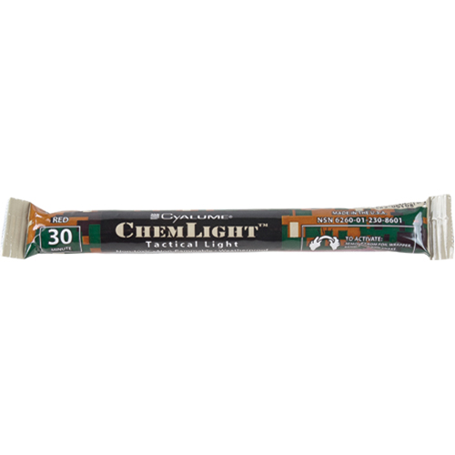 6" Cyalume&reg; Lightsticks, Red, 30 mins. Duration Air Extreme Inc.