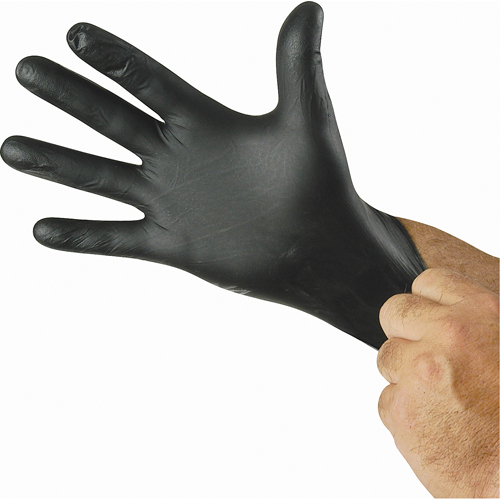 N-Dex&reg; Nighthawk Gloves, Small, Nitrile, 4-mil, Powder-Free, Black Air Extreme Inc.