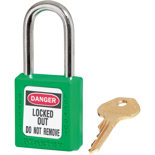 Zenex Padlocks, Safety Padlock, Keyed Different, Thermoplastic, 1-1/2" Width Air Extreme Inc.