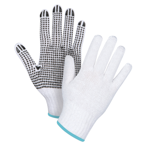 Dotted String Knit Gloves, Poly/Cotton, Single Sided, 7 Gauge, X-Large Air Extreme Inc.