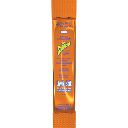 Sqwincher&reg; ZERO&reg; Qwik Stik Rehydration Drink, Powder, Orange Air Extreme Inc.