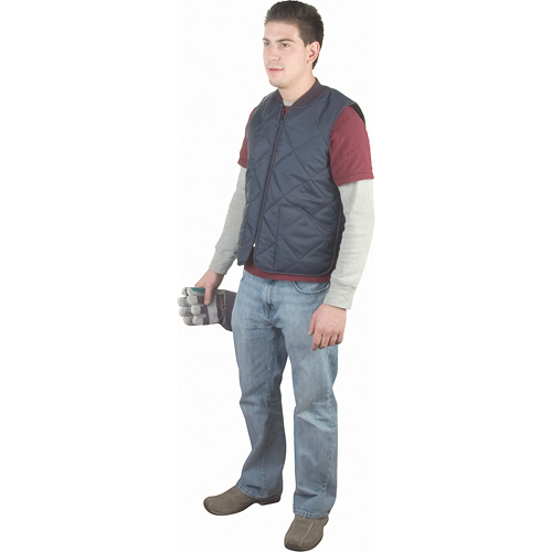 Light-Duty Insulated Cooler Jackets, Vests & Coats, Men's, Small, Navy Blue Air Extreme Inc.
