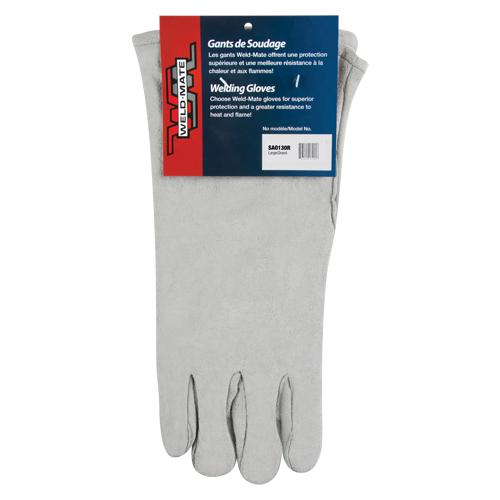 Gants de soudeur d'usage standard, Cuir de vache refendu, Taille Grand Air Extreme Inc.