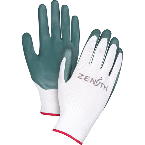Gants enduits l&eacute;gers, 11/2T-Grand, R&ecirc;vetement Nitrile, Calibre 13, Enveloppe en Polyester Air Extreme Inc.