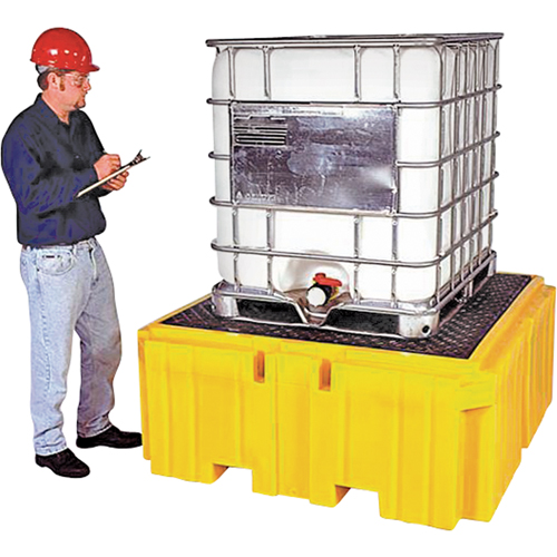 IBC Spill Pallet Plus&reg; Without Drain, 365 US gal. Spill Capacity, 62" x 62" x 28" Air Extreme Inc.