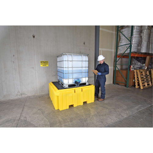 IBC Spill Pallet Plus&reg; Without Drain, 365 US gal. Spill Capacity, 62" x 62" x 28" Air Extreme Inc.