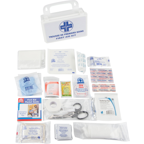 Trousse de premiers soins, Dispositif m&eacute;dical Classe 1, Boîte en plastique Air Extreme Inc.