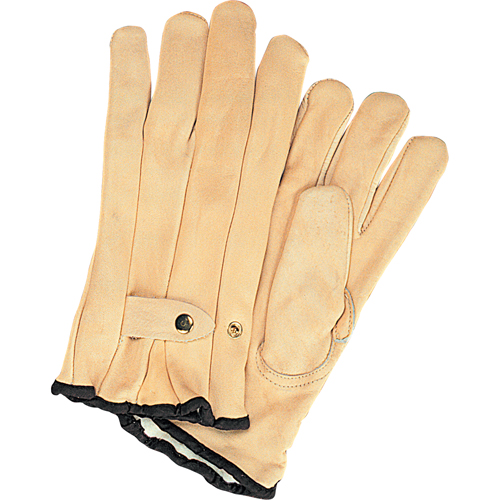 Winter-Lined Ropers Gloves, Small, Grain Cowhide Palm, Fleece Inner Lining Air Extreme Inc.
